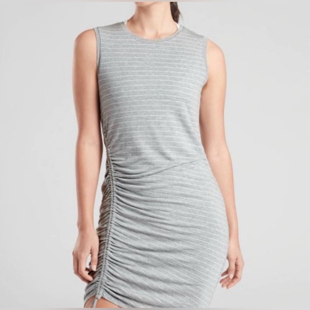 🦄NWT ATHLETA Grenada Stripe Dress, Small